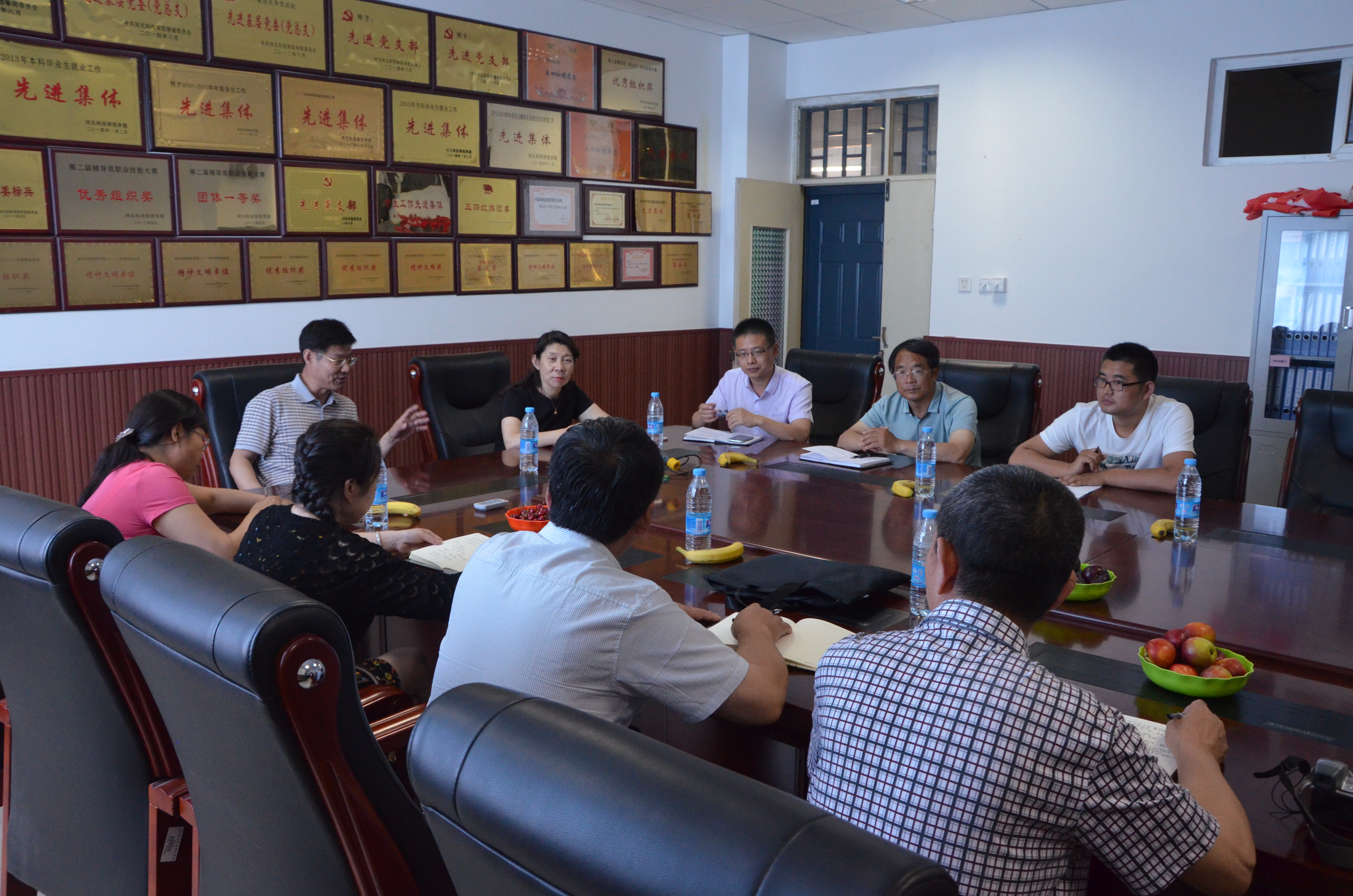 唐山师范学院领导来我校参观考察