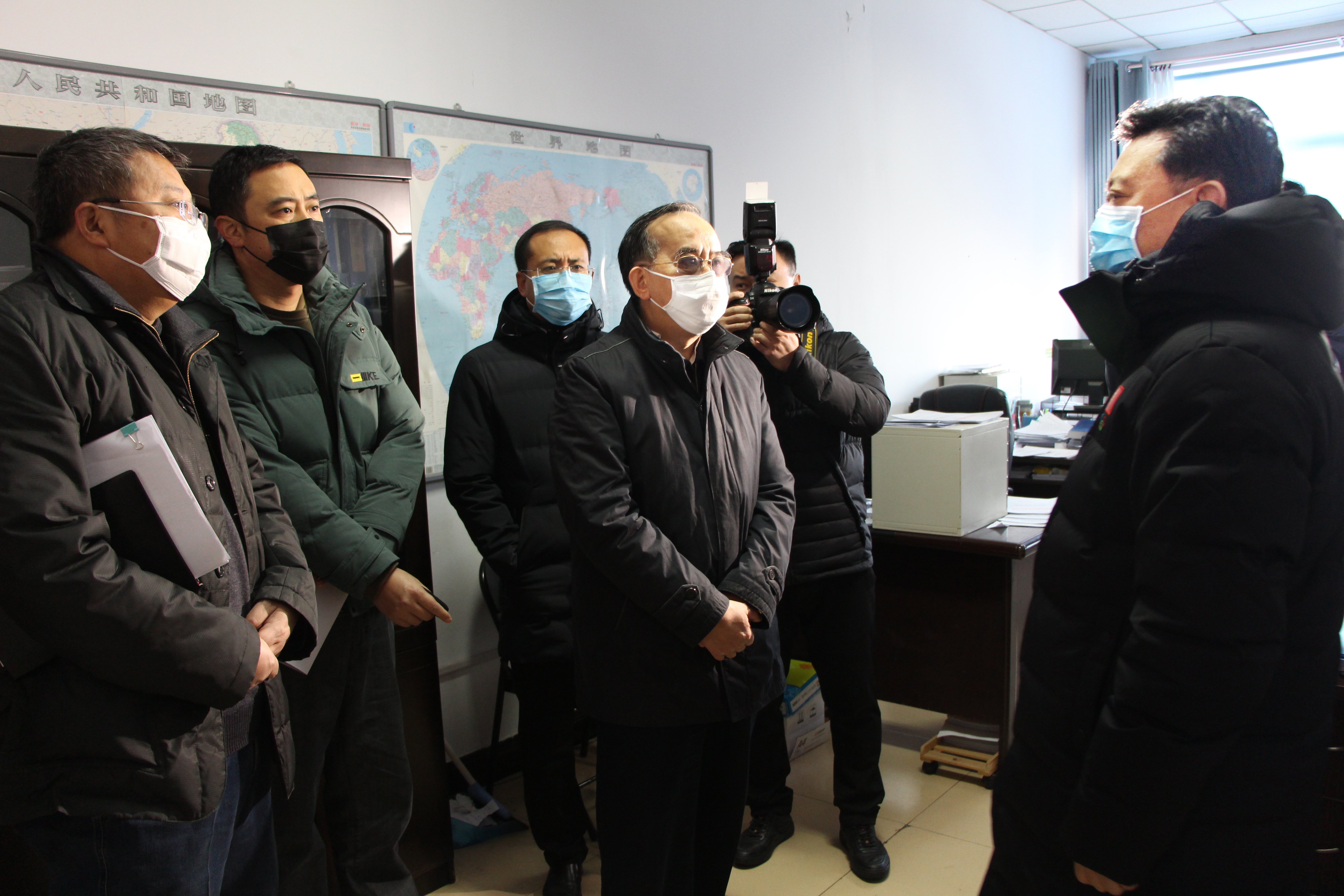 市委书记朱政学到我校调研指导疫情防控工作-河北科技师范学院